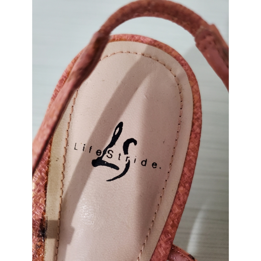 ❗️Last Price❗️Life Stride Women's Peach or Orange shoes Size 6M - Picture 6 of 9